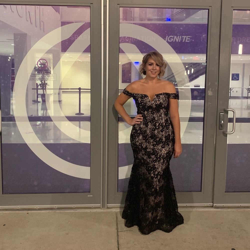 Xscape Black Formal Dress